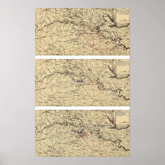 Battle of Chancellorsville Poster (Front)