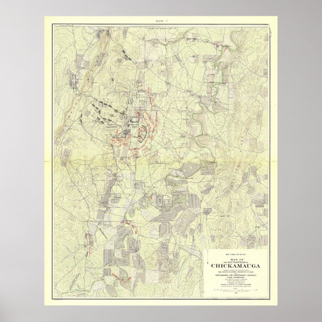 Battle of Chickamauga Poster (Front)