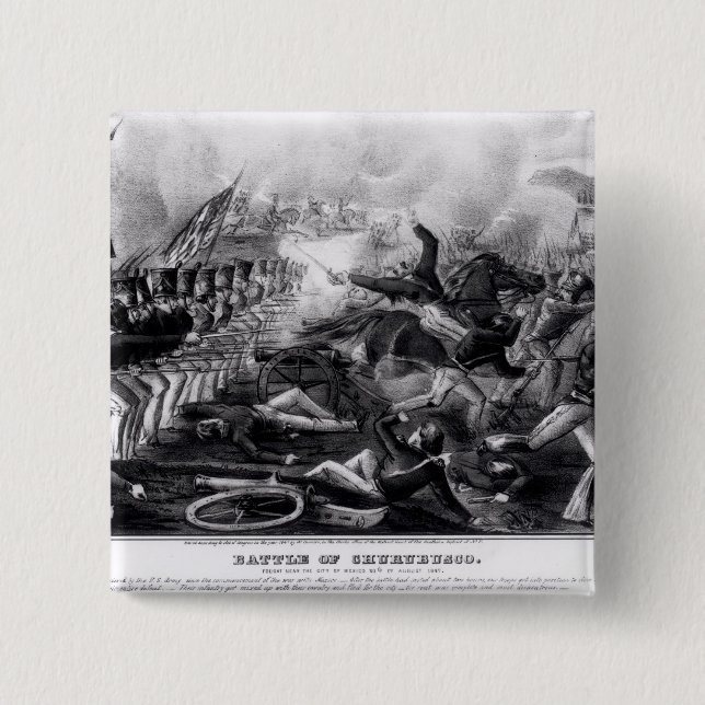 Battle of Churubusco 15 Cm Square Badge (Front)