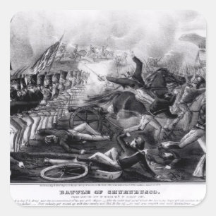 Battle of Churubusco Square Sticker