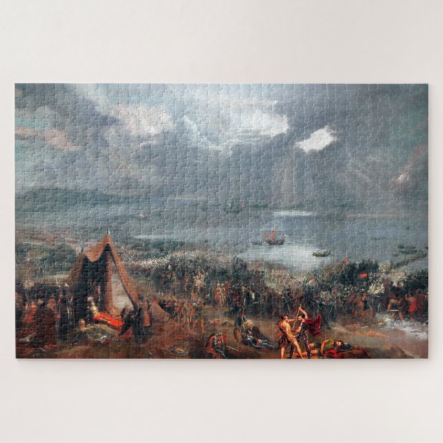 Battle of Clontarf Vikings Hugh Frazer 1826  Jigsaw Puzzle (Horizontal)