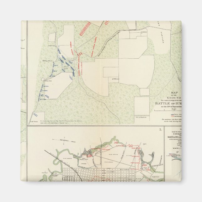 Battle of Corinth Iuka Bayou Fourche Magnet (Front)