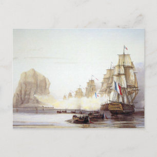 Battle of Diamond Rock Postcard