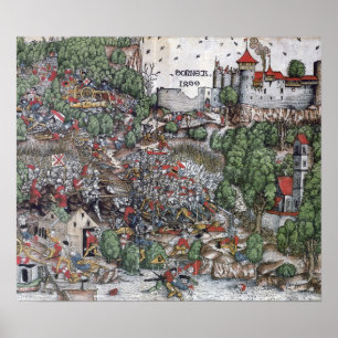 Battle of Dornach, 1499 Poster