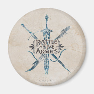 BATTLE OF FIVE ARMIES™ Logo Magnet