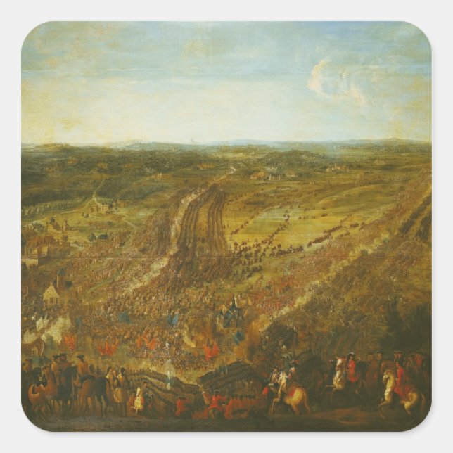 Battle of Fleurus, 1st July 1690 Square Sticker (Front)