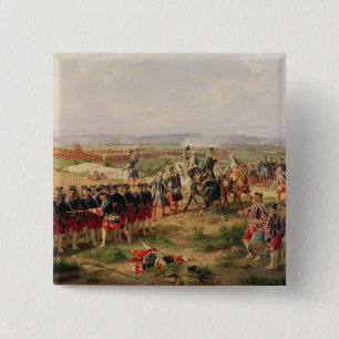 Battle of Fontenoy 15 Cm Square Badge