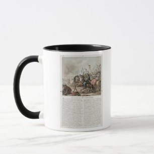 Battle of Fontenoy, 1745, engraved by Louis Le Coe Mug