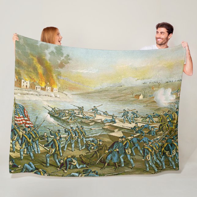 BATTLE of FREDERICKSBURG 1862 Fleece Blanket (In Situ)