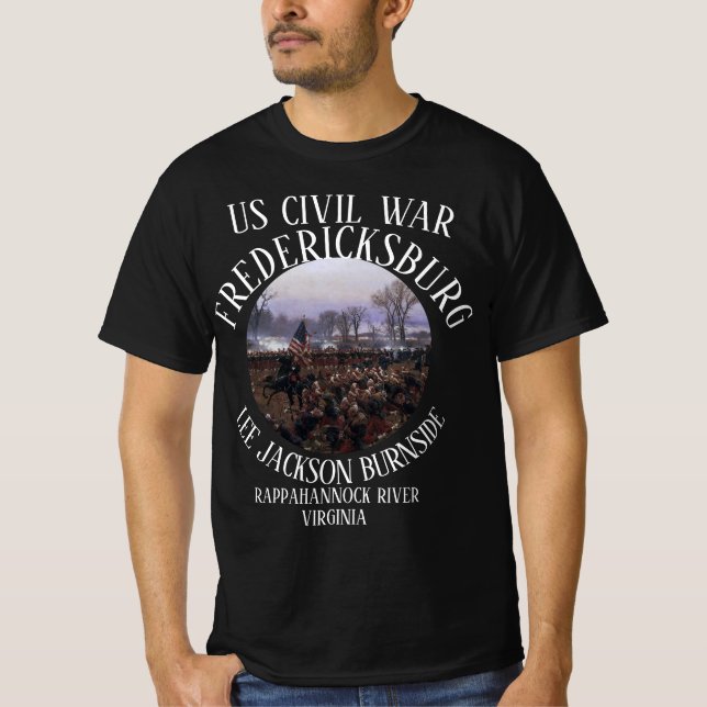 BATTLE OF FREDERICKSBURG US CIVIL WAR LEE BURNSIDE T-Shirt (Front)
