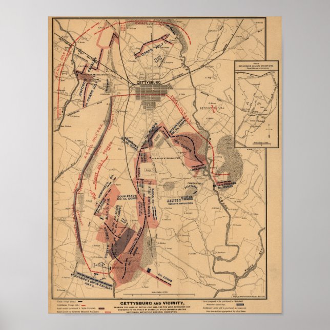 Battle of Gettysburg 14 Poster (Front)