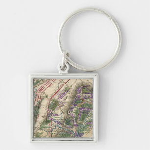 Battle of Gettysburg 8 Key Ring