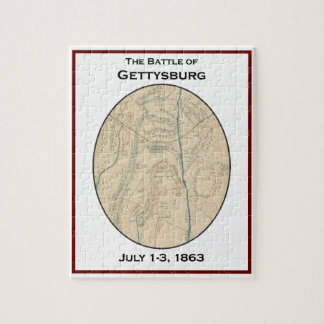 Battle of Gettysburg Map Puzzle