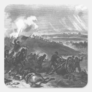 Battle of Gettysburg Square Sticker