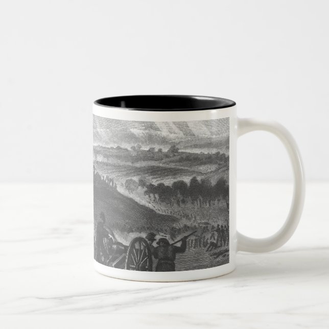 Battle of Gettysburg Two-Tone Coffee Mug (Right)