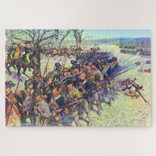 Battle of Guilford Courthouse 15 March 1781 Jigsaw Puzzle
