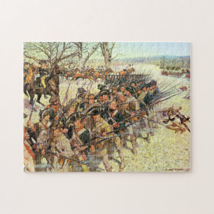 Battle of Guilford Courthouse American Revolution Jigsaw Puzzle