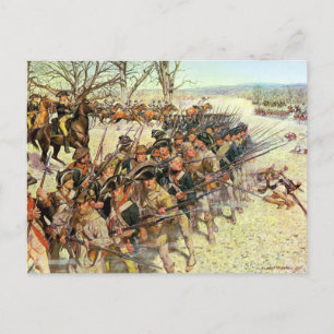 Battle of Guilford Courthouse American Revolution Postcard