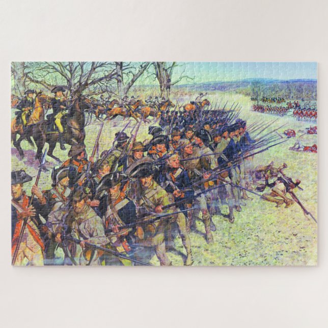 Battle of Guilford Courthouse Charles McBarron Jigsaw Puzzle (Horizontal)