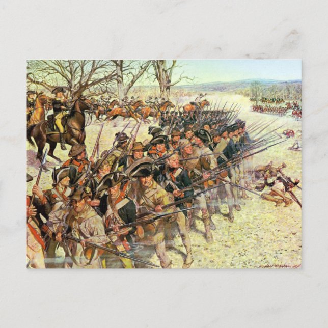 Battle of Guiliford Courthouse Postcard (Front)