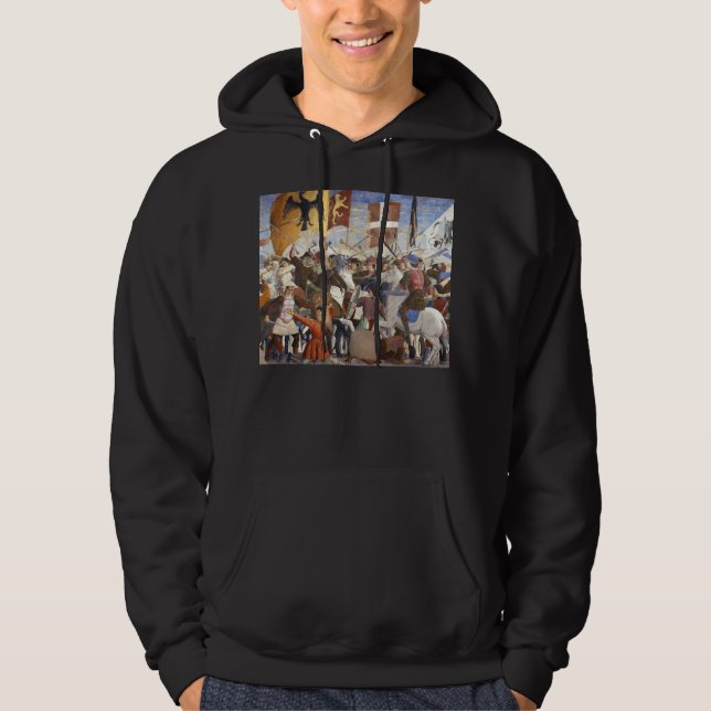 BATTLE OF HERACLIUS by Piero Della Francesca Hoodie (Front)