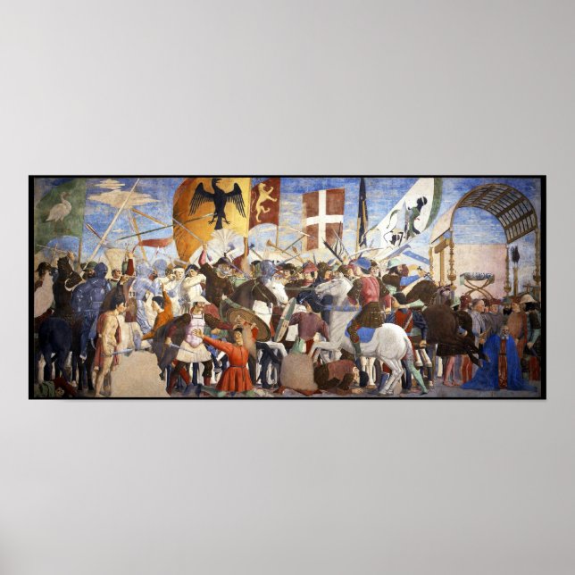 BATTLE OF HERACLIUS by Piero Della Francesca Poster (Front)