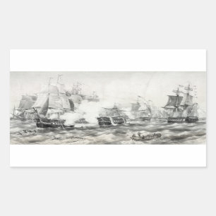 Battle of Lake Erie Rectangular Sticker