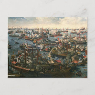 Battle of Lepanto 1571 Postcard