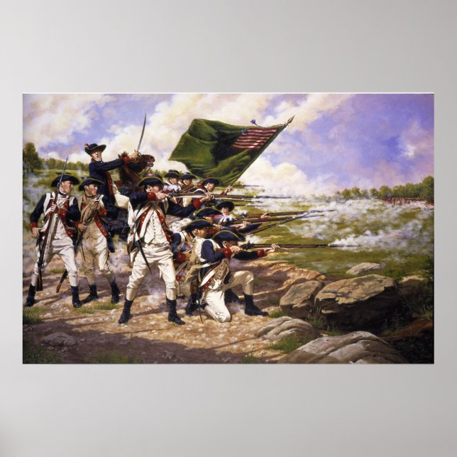 Battle of Long Island by Domenick D'Andrea Poster (Front)