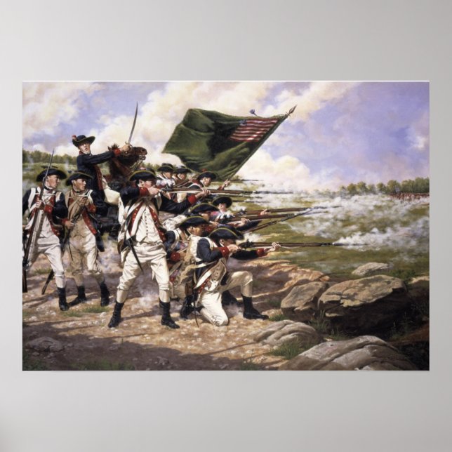 Battle of Long Island, Canvas Art Print (Front)
