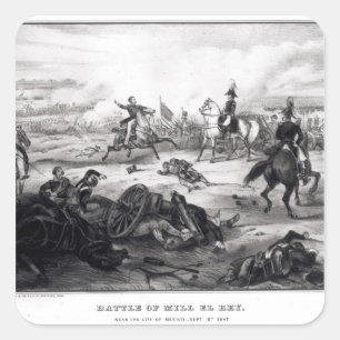 Battle of Mill El Rey Square Sticker