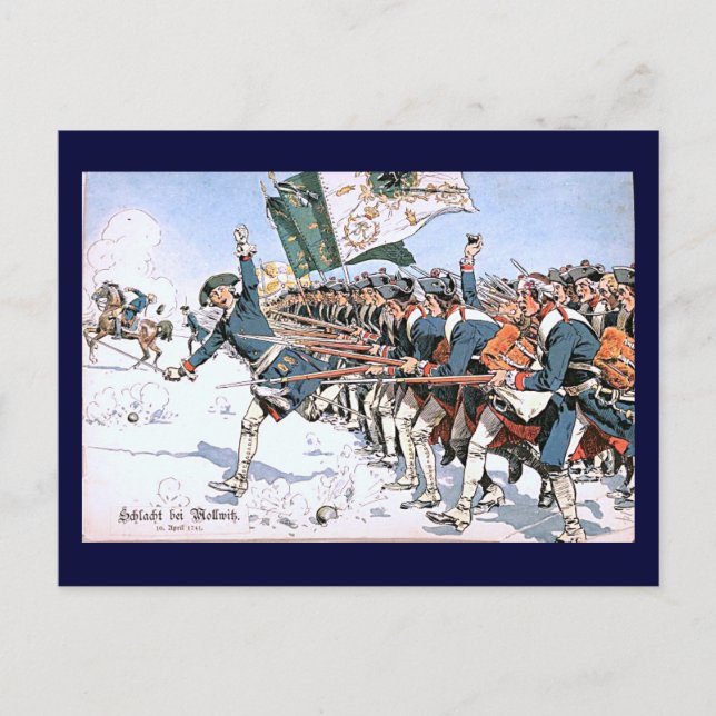 Battle of Mollwitz Postcard (Front)