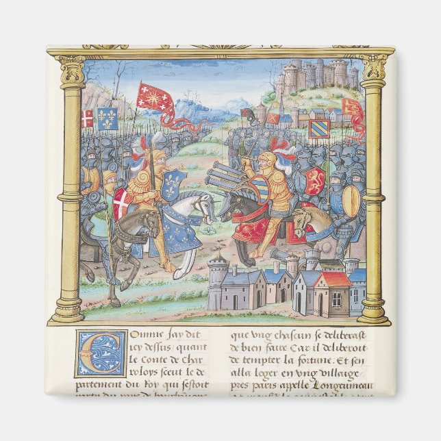 Battle of Montlhery Magnet (Front)