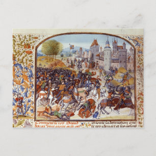 Battle of Neville's Cross from the Hundred Postcard