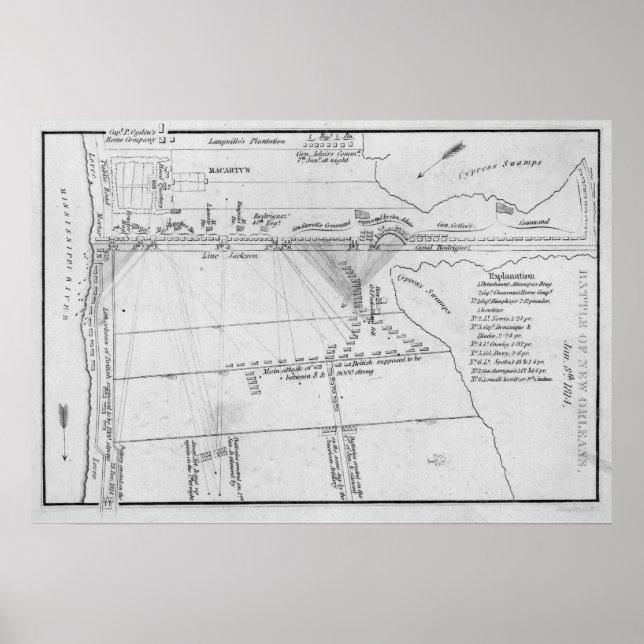 Battle of New Orleans Poster (Front)