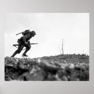 Battle Of Okinawa Painting Poster