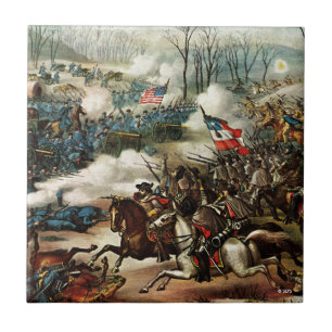 Battle of Pea Ridge Ceramic Tile