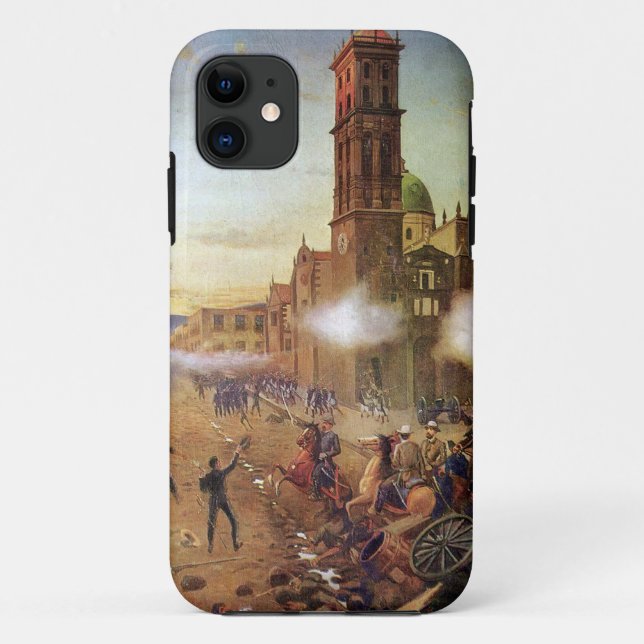 Battle of Puebla Mexican History Case-Mate iPhone Case (Back)