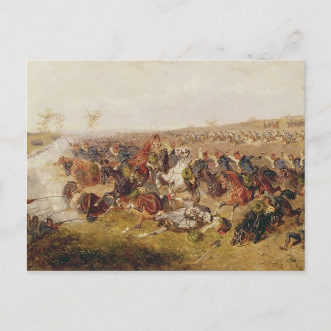 Battle of Schweinschaedel, 29th July 1866 Postcard (Front)