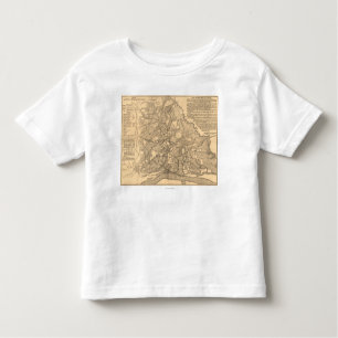 Battle of Shiloh - Civil War Panoramic Map 3 Toddler T-Shirt