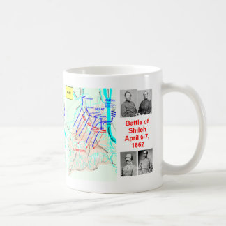 Battle of Shiloh map cup