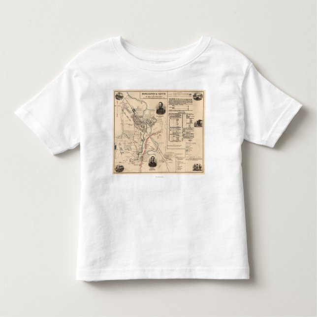 Battle of Stones River - Civil War Panoramic 3 Toddler T-Shirt (Front)