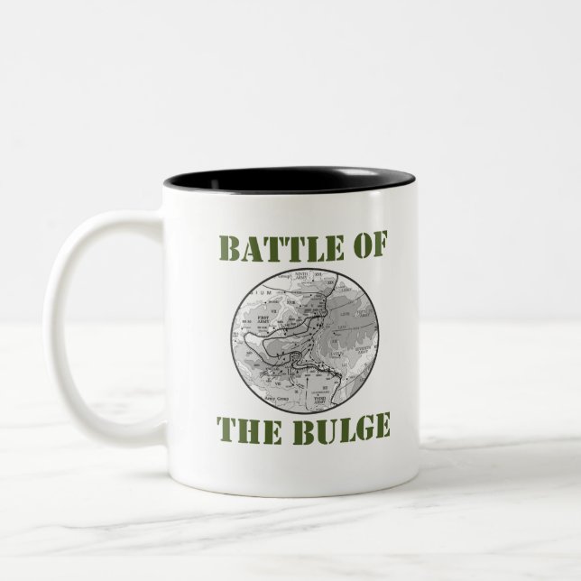 Battle of the Bulge Two-Tone Coffee Mug (Left)