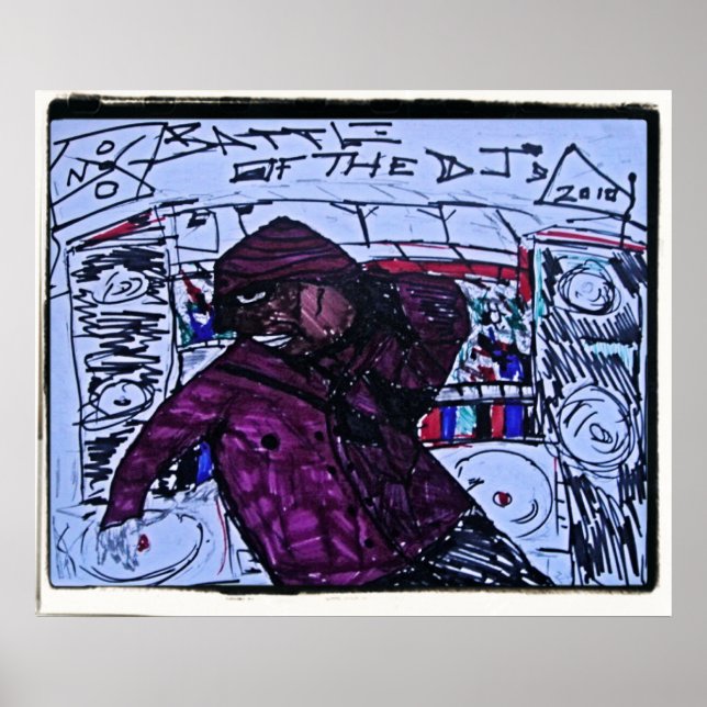 battle of the djs poster (Front)