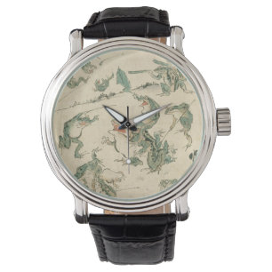 Battle Of The Frogs - Kawanabe Kyosai Watch