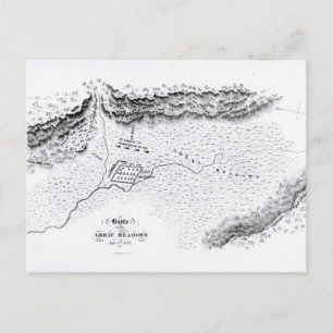 Battle of the Great Meadows, July 3rd 1754 Postcard