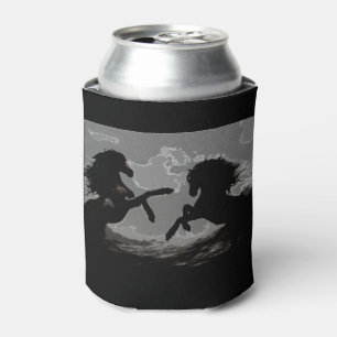 Battle of the Horses - Equine Art Can Cooler