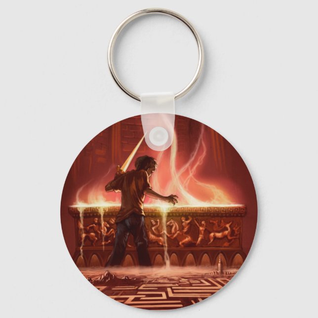 Battle of the Labyrinth Keychain (Front)