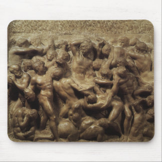 Battle of the Lapiths and Centaurs by Michelangelo Mouse Pad