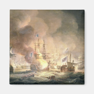 Battle of the Nile, 1st August 1798 at 10pm, 1834 Magnet
